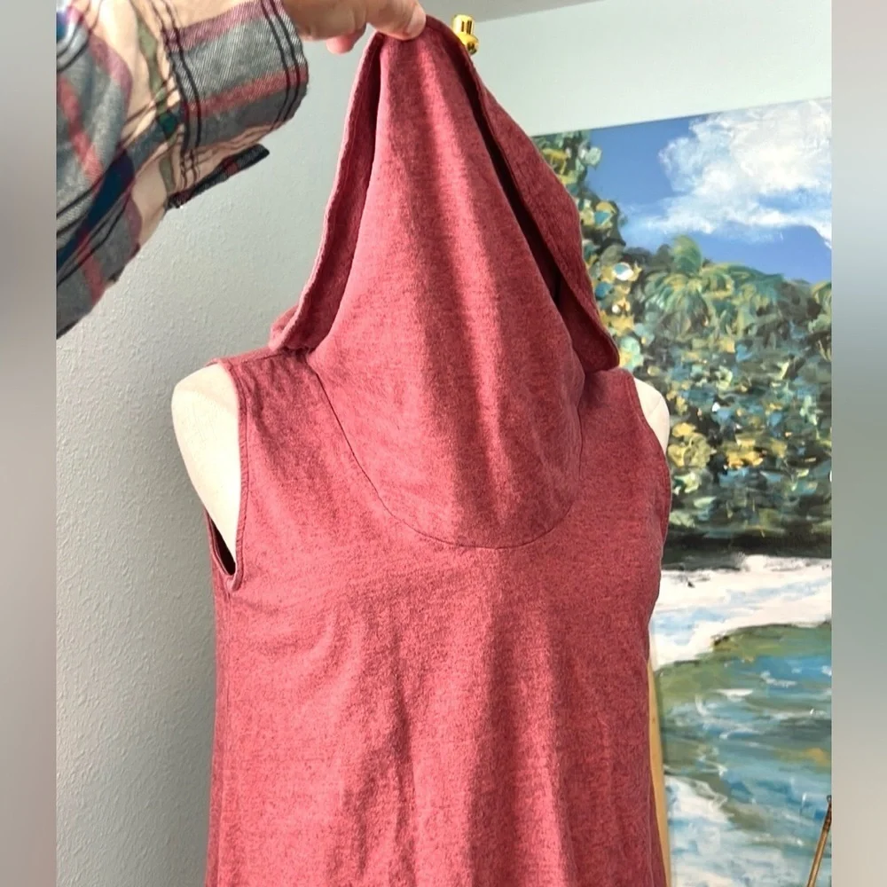 ⭐️Neon Buddha,Canada,Mauve Cowl Neck Sleeveless Casual Tunic Lagenlook,Size S - Picture 10 of 10